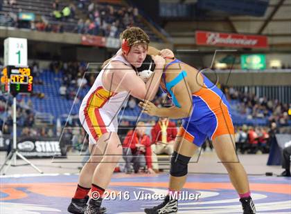 Thumbnail 3 in WIAA 3A 285 LB Championship photogallery.