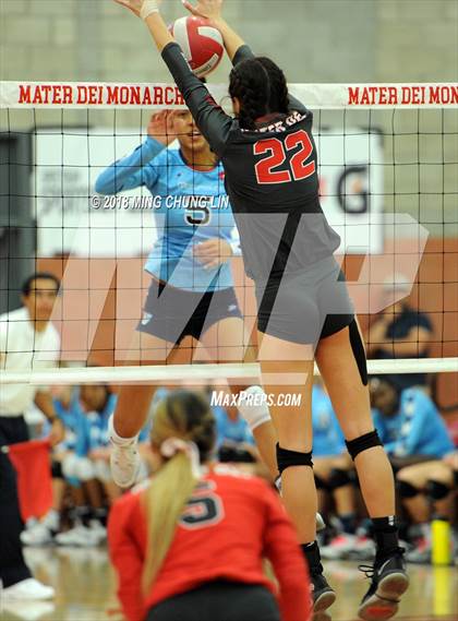 Thumbnail 3 in Marymount @ Mater Dei (CIF State Open Division Regional Final) photogallery.