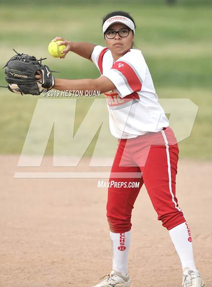 Thumbnail 2 in Crescenta Valley vs. Cathedral Catholic (Michelle Carew Classic) photogallery.