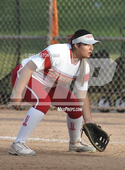 Thumbnail 3 in Crescenta Valley vs. Cathedral Catholic (Michelle Carew Classic) photogallery.