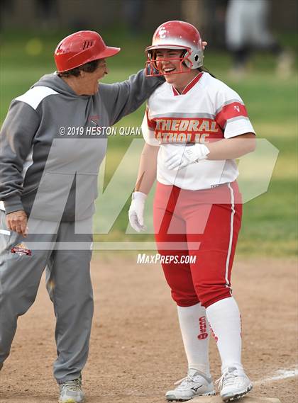 Thumbnail 2 in Crescenta Valley vs. Cathedral Catholic (Michelle Carew Classic) photogallery.