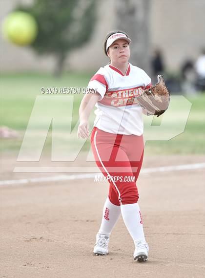 Thumbnail 1 in Crescenta Valley vs. Cathedral Catholic (Michelle Carew Classic) photogallery.