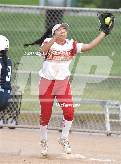 Thumbnail 3 in Crescenta Valley vs. Cathedral Catholic (Michelle Carew Classic) photogallery.