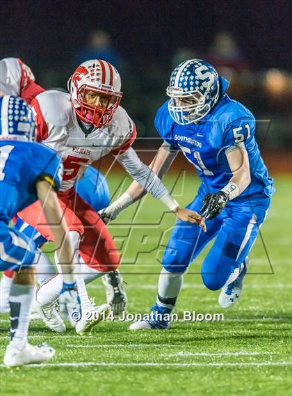 Thumbnail 3 in Norwich Free Academy vs. Southington (CIAC Class LL-Large Final) photogallery.