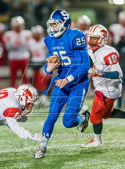 Thumbnail 3 in Norwich Free Academy vs. Southington (CIAC Class LL-Large Final) photogallery.