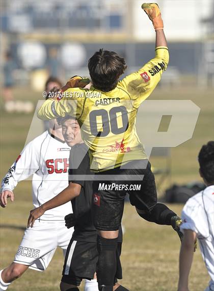 Thumbnail 1 in San Clemente vs. Villa Park (Marina Tournament) photogallery.