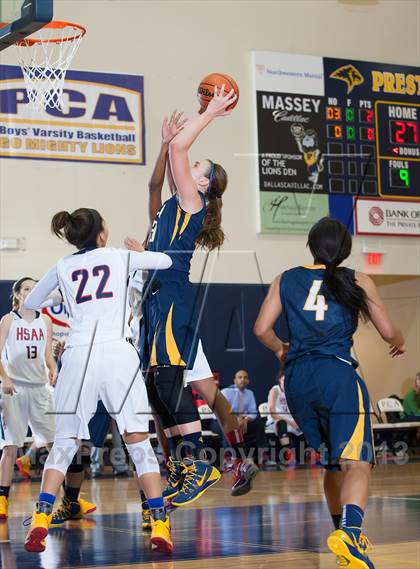 Thumbnail 3 in Dallas HSAA North vs. Prestonwood Christian (Lady Lion Invitational Tournament) photogallery.