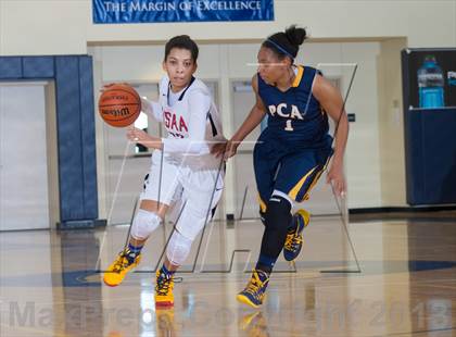 Thumbnail 1 in Dallas HSAA North vs. Prestonwood Christian (Lady Lion Invitational Tournament) photogallery.