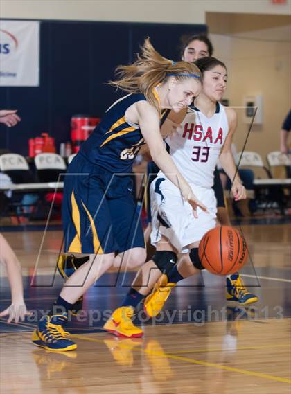 Thumbnail 2 in Dallas HSAA North vs. Prestonwood Christian (Lady Lion Invitational Tournament) photogallery.