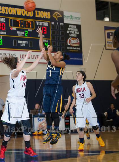 Thumbnail 2 in Dallas HSAA North vs. Prestonwood Christian (Lady Lion Invitational Tournament) photogallery.