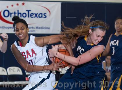 Thumbnail 2 in Dallas HSAA North vs. Prestonwood Christian (Lady Lion Invitational Tournament) photogallery.
