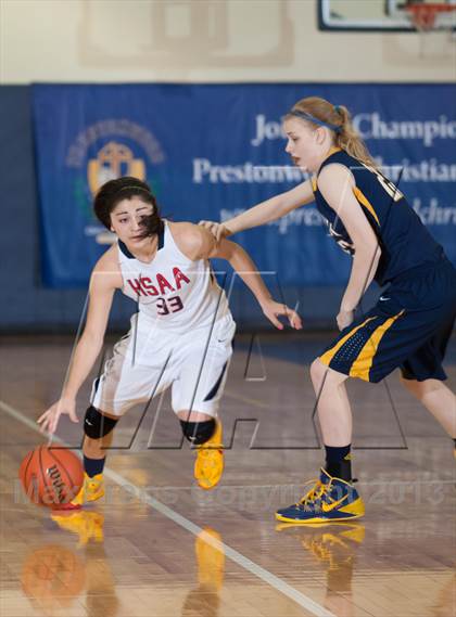 Thumbnail 3 in Dallas HSAA North vs. Prestonwood Christian (Lady Lion Invitational Tournament) photogallery.