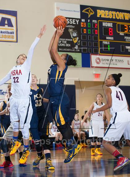 Thumbnail 3 in Dallas HSAA North vs. Prestonwood Christian (Lady Lion Invitational Tournament) photogallery.