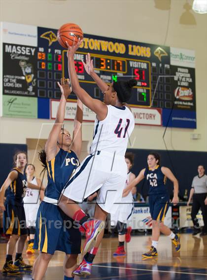 Thumbnail 1 in Dallas HSAA North vs. Prestonwood Christian (Lady Lion Invitational Tournament) photogallery.
