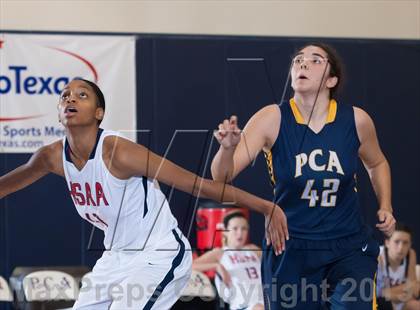 Thumbnail 2 in Dallas HSAA North vs. Prestonwood Christian (Lady Lion Invitational Tournament) photogallery.