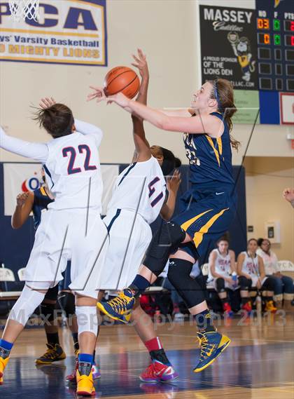 Thumbnail 1 in Dallas HSAA North vs. Prestonwood Christian (Lady Lion Invitational Tournament) photogallery.