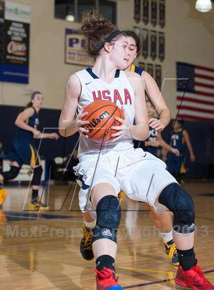 Thumbnail 2 in Dallas HSAA North vs. Prestonwood Christian (Lady Lion Invitational Tournament) photogallery.