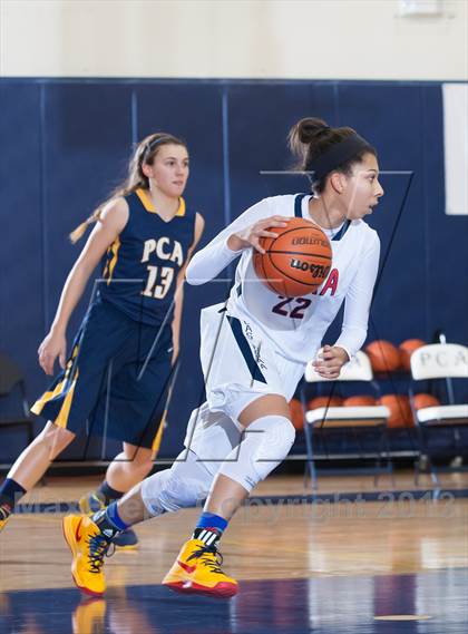 Thumbnail 2 in Dallas HSAA North vs. Prestonwood Christian (Lady Lion Invitational Tournament) photogallery.