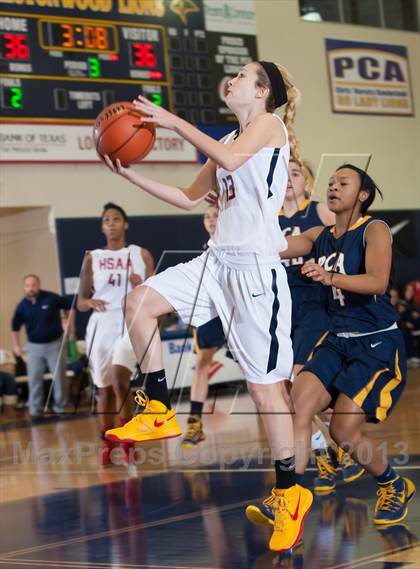 Thumbnail 2 in Dallas HSAA North vs. Prestonwood Christian (Lady Lion Invitational Tournament) photogallery.