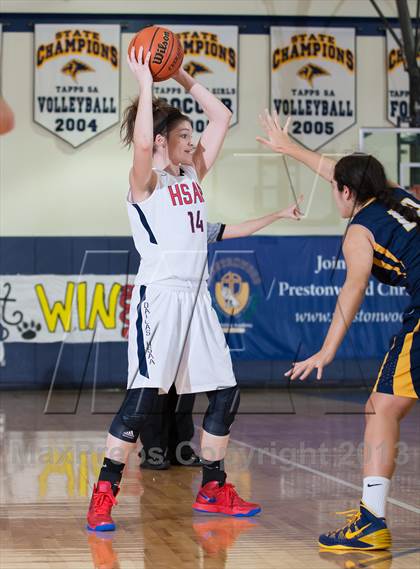 Thumbnail 2 in Dallas HSAA North vs. Prestonwood Christian (Lady Lion Invitational Tournament) photogallery.