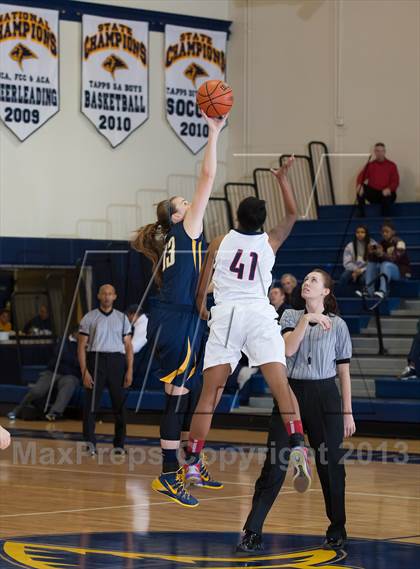 Thumbnail 1 in Dallas HSAA North vs. Prestonwood Christian (Lady Lion Invitational Tournament) photogallery.