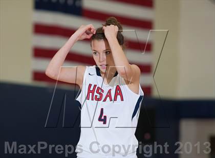 Thumbnail 2 in Dallas HSAA North vs. Prestonwood Christian (Lady Lion Invitational Tournament) photogallery.
