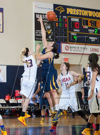 Thumbnail 3 in Dallas HSAA North vs. Prestonwood Christian (Lady Lion Invitational Tournament) photogallery.