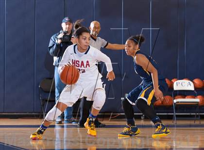 Thumbnail 3 in Dallas HSAA North vs. Prestonwood Christian (Lady Lion Invitational Tournament) photogallery.