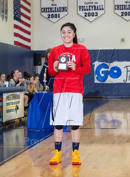 Thumbnail 2 in Dallas HSAA North vs. Prestonwood Christian (Lady Lion Invitational Tournament) photogallery.