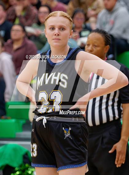 Thumbnail 3 in Moapa Valley vs Virgin Valley (2025 NIAA Southern Regional Semifinals) photogallery.