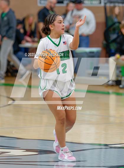 Thumbnail 3 in Moapa Valley vs Virgin Valley (2025 NIAA Southern Regional Semifinals) photogallery.