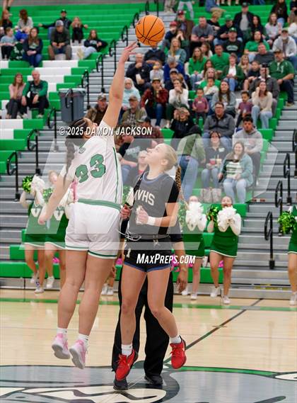 Thumbnail 1 in Moapa Valley vs Virgin Valley (2025 NIAA Southern Regional Semifinals) photogallery.