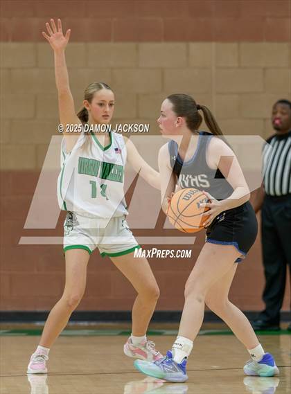 Thumbnail 2 in Moapa Valley vs Virgin Valley (2025 NIAA Southern Regional Semifinals) photogallery.