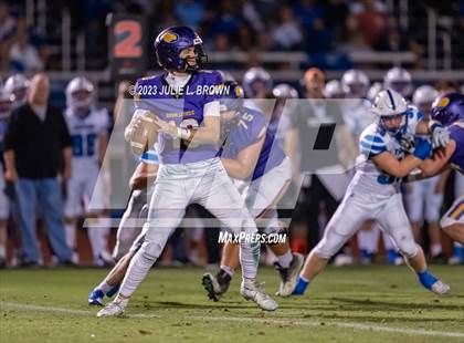 Thumbnail 3 in Indianapolis Bishop Chatard @ Guerin Catholic (IHSAA 3A Sectional semi-final playoff) photogallery.