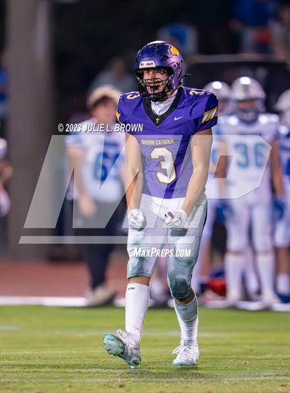 Thumbnail 1 in Indianapolis Bishop Chatard @ Guerin Catholic (IHSAA 3A Sectional semi-final playoff) photogallery.