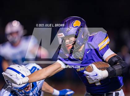 Thumbnail 2 in Indianapolis Bishop Chatard @ Guerin Catholic (IHSAA 3A Sectional semi-final playoff) photogallery.