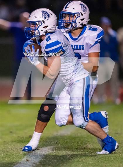 Thumbnail 1 in Indianapolis Bishop Chatard @ Guerin Catholic (IHSAA 3A Sectional semi-final playoff) photogallery.