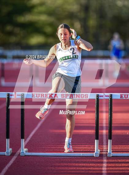 Thumbnail 2 in AAA 2A-1 District Meet (300 Meter Hurdles) photogallery.
