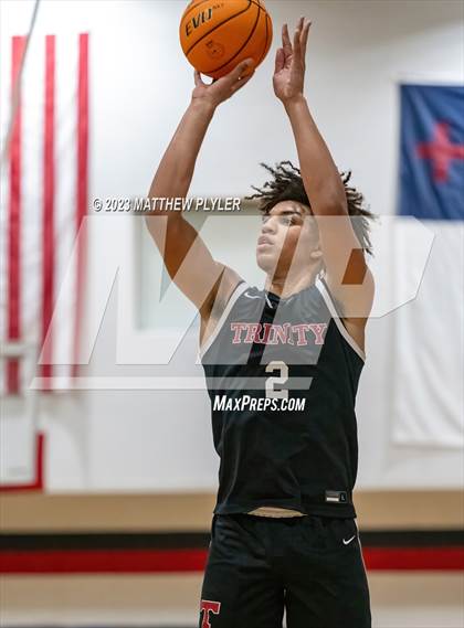 Thumbnail 2 in Trinity Christian vs. Atlantic Collegiate Academy (Dreamville Winter Showcase at Berean Academy) photogallery.