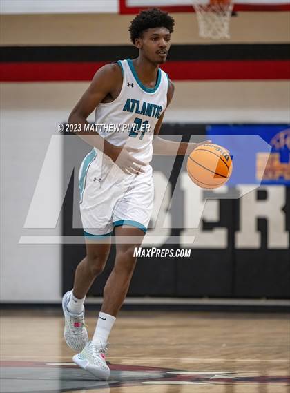 Thumbnail 2 in Trinity Christian vs. Atlantic Collegiate Academy (Dreamville Winter Showcase at Berean Academy) photogallery.