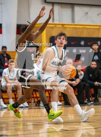 Thumbnail 1 in Trinity Christian vs. Atlantic Collegiate Academy (Dreamville Winter Showcase at Berean Academy) photogallery.