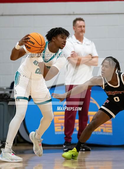 Thumbnail 1 in Trinity Christian vs. Atlantic Collegiate Academy (Dreamville Winter Showcase at Berean Academy) photogallery.