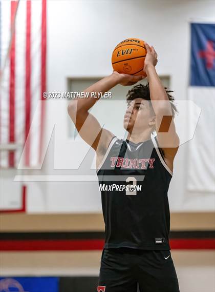 Thumbnail 1 in Trinity Christian vs. Atlantic Collegiate Academy (Dreamville Winter Showcase at Berean Academy) photogallery.