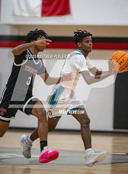 Thumbnail 2 in Trinity Christian vs. Atlantic Collegiate Academy (Dreamville Winter Showcase at Berean Academy) photogallery.