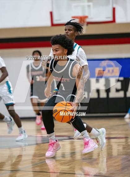Thumbnail 3 in Trinity Christian vs. Atlantic Collegiate Academy (Dreamville Winter Showcase at Berean Academy) photogallery.