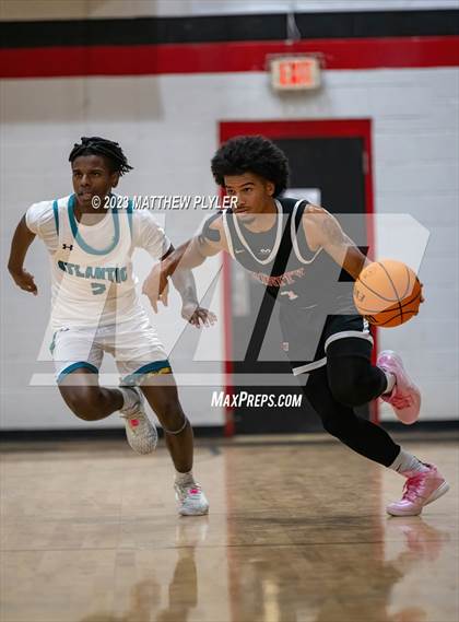 Thumbnail 2 in Trinity Christian vs. Atlantic Collegiate Academy (Dreamville Winter Showcase at Berean Academy) photogallery.