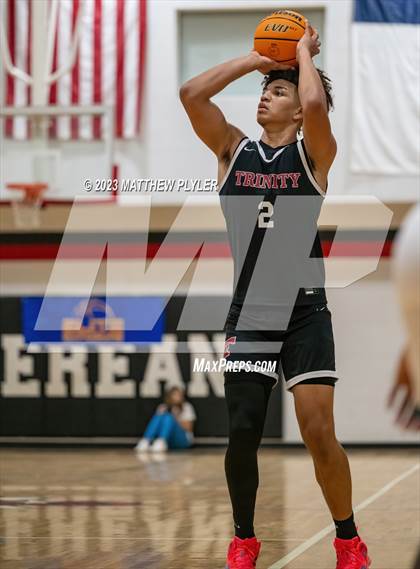 Thumbnail 3 in Trinity Christian vs. Atlantic Collegiate Academy (Dreamville Winter Showcase at Berean Academy) photogallery.