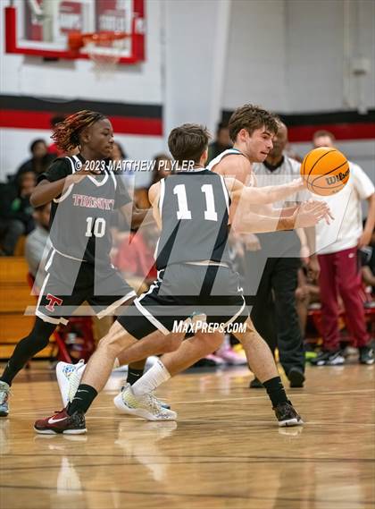 Thumbnail 1 in Trinity Christian vs. Atlantic Collegiate Academy (Dreamville Winter Showcase at Berean Academy) photogallery.
