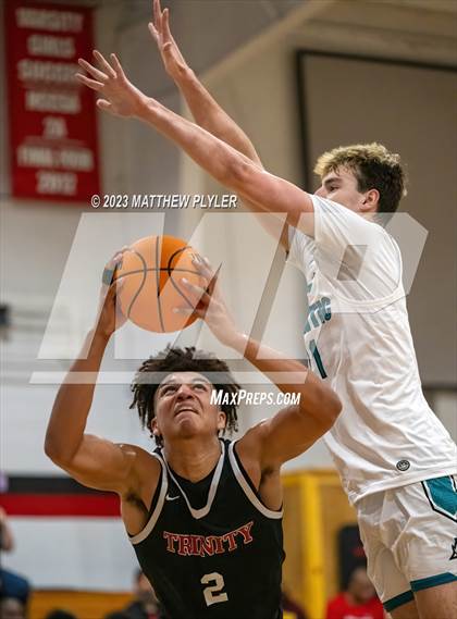 Thumbnail 1 in Trinity Christian vs. Atlantic Collegiate Academy (Dreamville Winter Showcase at Berean Academy) photogallery.