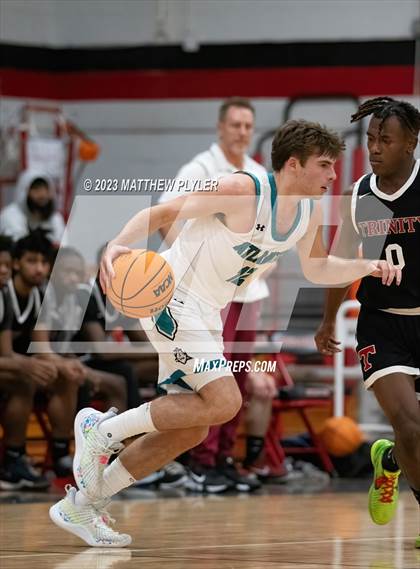 Thumbnail 1 in Trinity Christian vs. Atlantic Collegiate Academy (Dreamville Winter Showcase at Berean Academy) photogallery.
